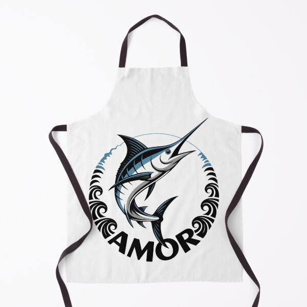 Item preview, Marlin Tribal Love – Blue Marlin with Tribal Design and Inspirational Message designed and sold by FusiTink.