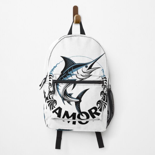 Item preview, Marlin Tribal Love – Blue Marlin with Tribal Design and Inspirational Message designed and sold by FusiTink.