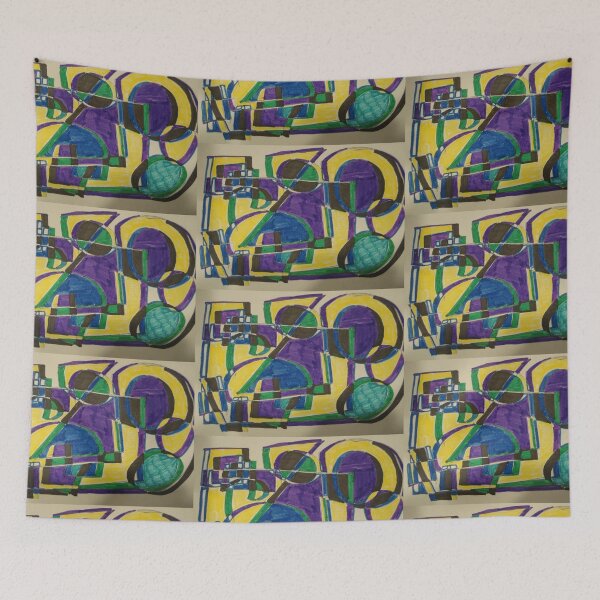 Item preview, Colorful Chromatic Labyrinth Abstract designed and sold by SmashingDeals.