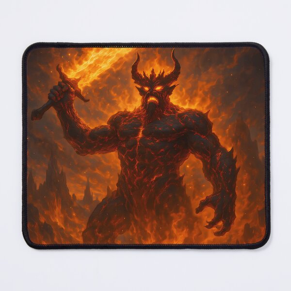 Item preview, Surtr the Fire Giant – Epic Norse Mythology Fantasy Art designed and sold by NorseDrip.