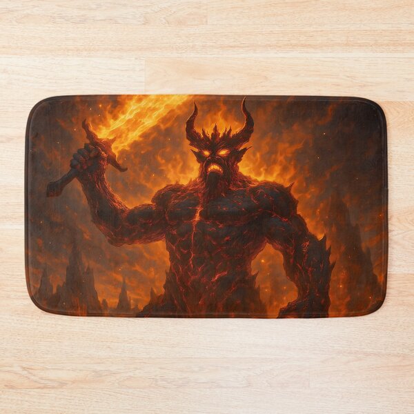 Item preview, Surtr the Fire Giant – Epic Norse Mythology Fantasy Art designed and sold by NorseDrip.