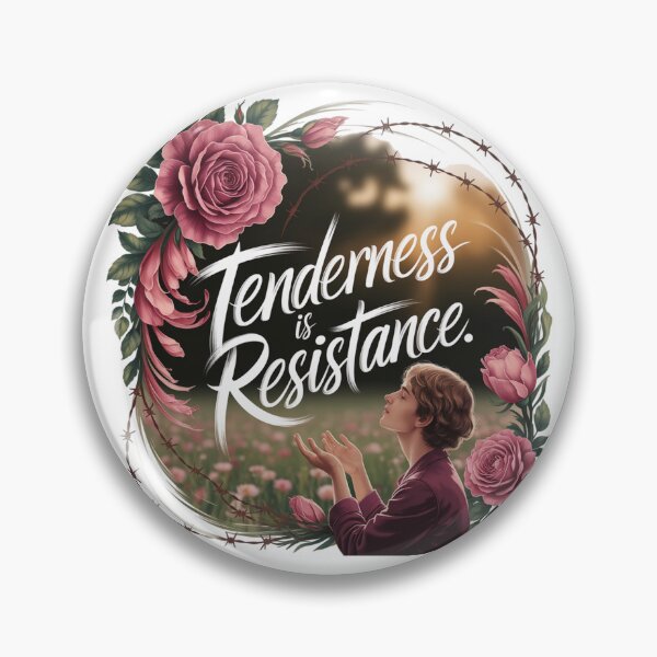 Item preview, Tenderness Is Resistance – Empowerment Sticker designed and sold by MoodtypeS25.