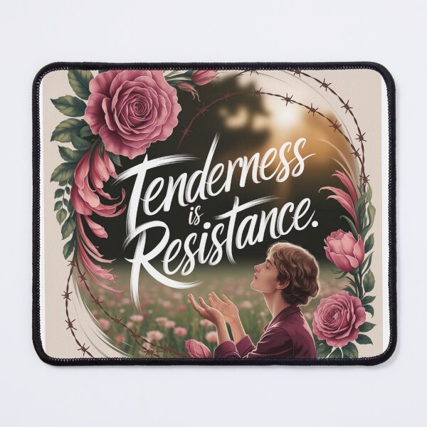 Item preview, Tenderness Is Resistance – Empowerment Sticker designed and sold by MoodtypeS25.