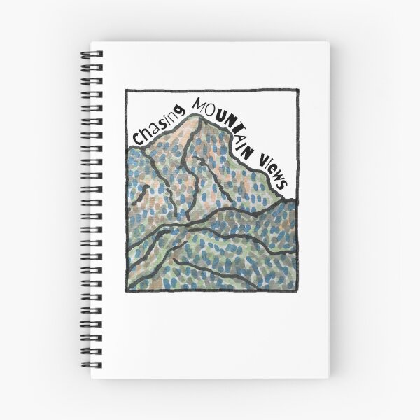 Item preview, Mountain Landscape Hand-Drawn Marker Artwork designed and sold by alczar.