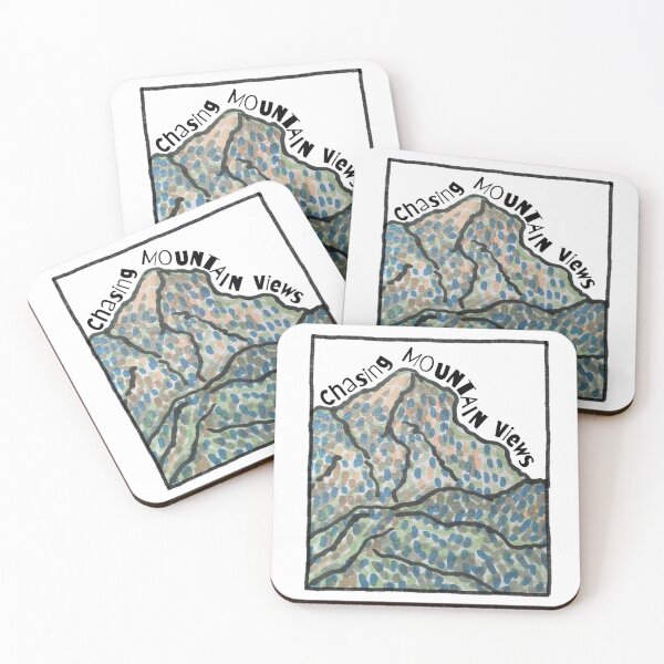 Item preview, Mountain Landscape Hand-Drawn Marker Artwork designed and sold by alczar.