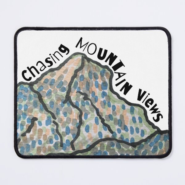 Item preview, Mountain Landscape Hand-Drawn Marker Artwork designed and sold by alczar.