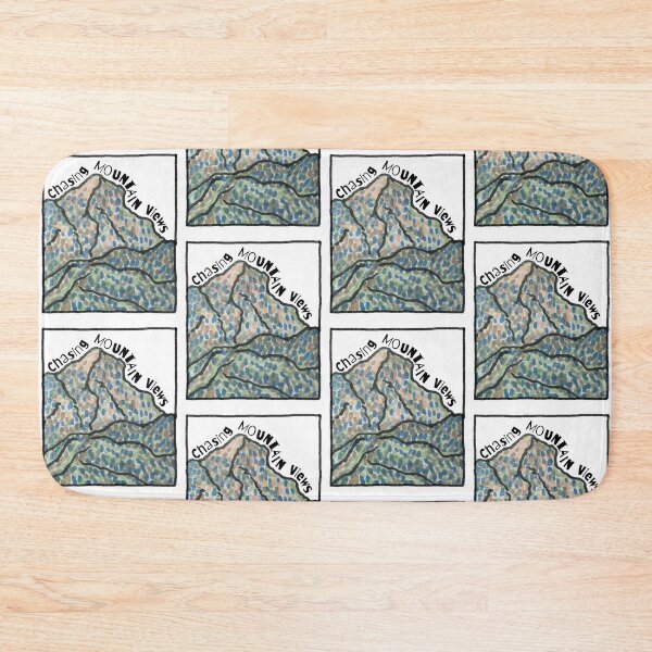 Item preview, Mountain Landscape Hand-Drawn Marker Artwork designed and sold by alczar.