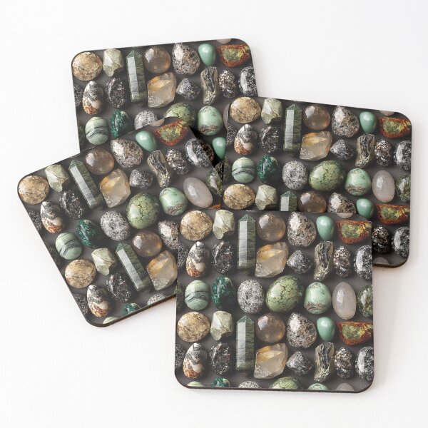 Item preview, natural gemstone collection mixed earth tones designed and sold by EarthenEmbers.