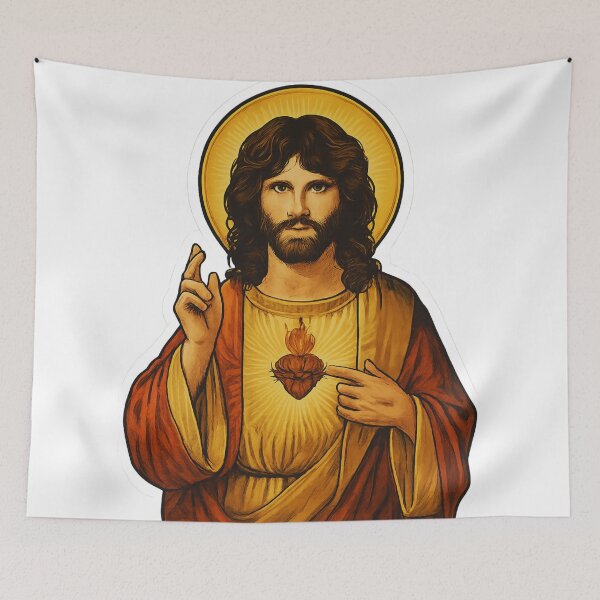 Item preview, Jim Morrison as Jesus | The American Poet | The Doors designed and sold by TheAmericanPoet.