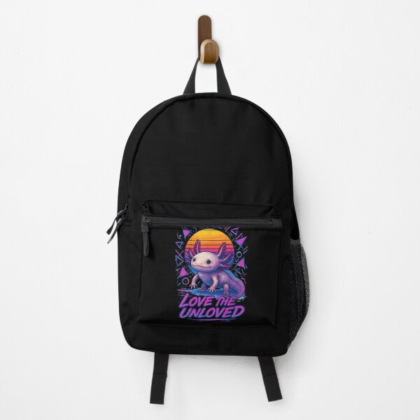 Item preview, Love The Unloved Axolotl Amphibian Retro Vaporwave designed and sold by TomFrontierArt.