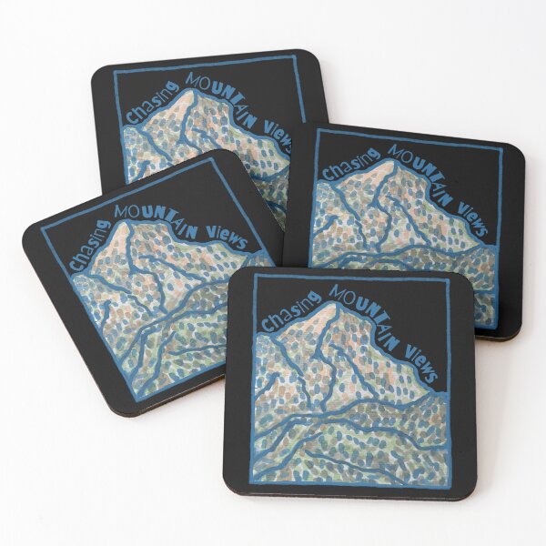 Item preview, Mountain Landscape Hand-Drawn Marker Artwork designed and sold by alczar.
