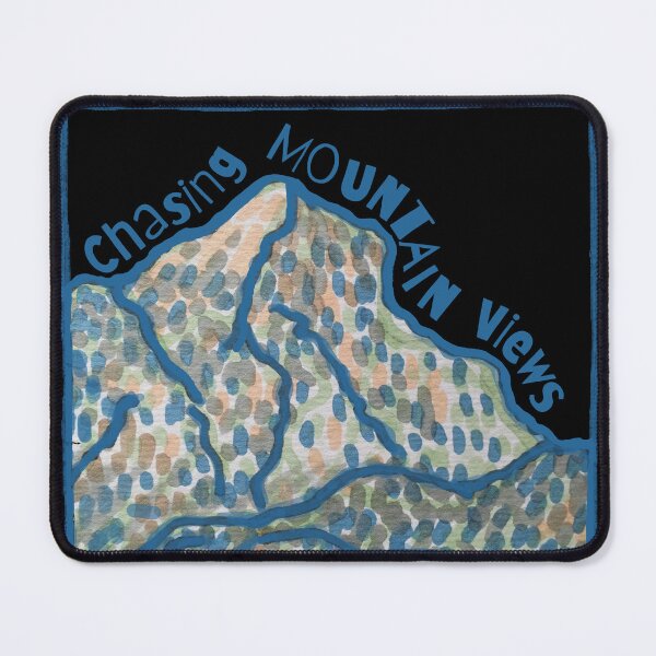 Item preview, Mountain Landscape Hand-Drawn Marker Artwork designed and sold by alczar.