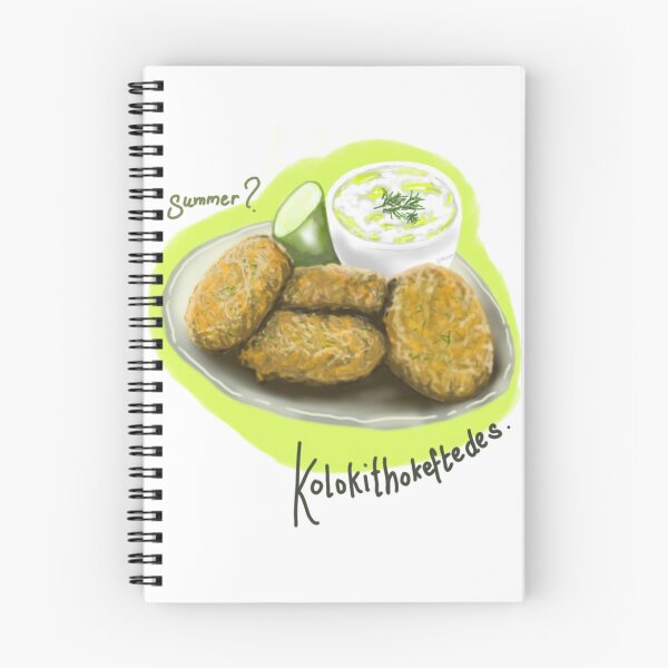 Item preview, Summer? Kolokithokeftedes. designed and sold by SundropsDesigns.
