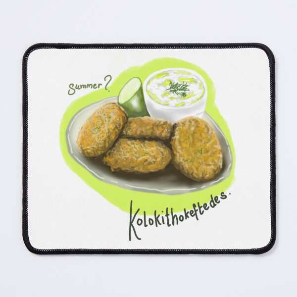Item preview, Summer? Kolokithokeftedes. designed and sold by SundropsDesigns.