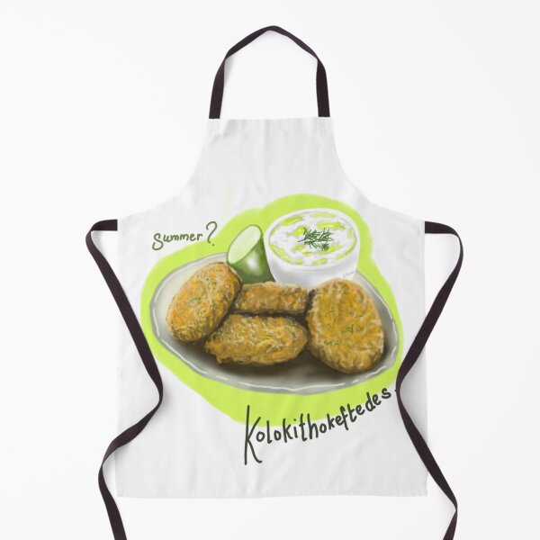 Item preview, Summer? Kolokithokeftedes. designed and sold by SundropsDesigns.