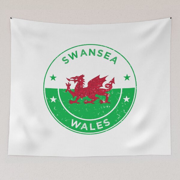 Item preview, Swansea Wales Coastal City & Welsh Heritage Design designed and sold by ArtByKatti.