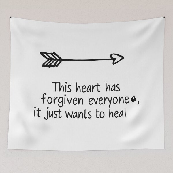 Item preview, Healing Heart of Forgiveness – Emotional Recovery Design designed and sold by Uglyandcute.