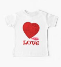 Victorian Heart with a Kisss Baby T-Shirt