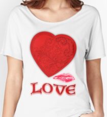 Victorian Heart with a Kisss Baggyfit T-Shirt