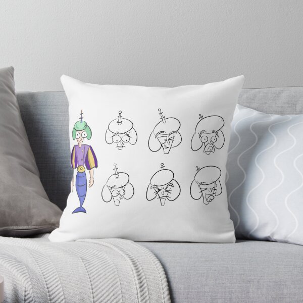 New Character Design Throw Pillow