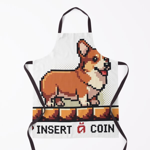 Item preview, Pixel Art Corgi on 8-Bit Platform Vector designed and sold by zoughlal.