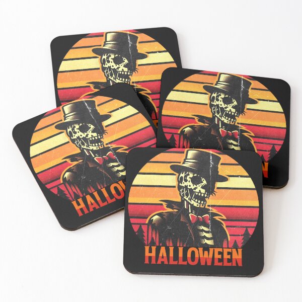Item preview, Retro Halloween Skeleton Gentleman Vintage Design designed and sold by Closeddog.