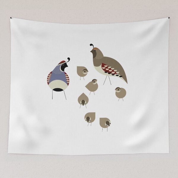 Item preview, Quail Family designed and sold by Scott Partridge.