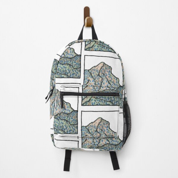 Item preview, Mountain Landscape Hand-Drawn Marker Artwork designed and sold by alczar.