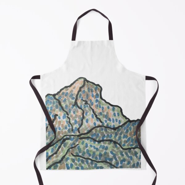 Item preview, Mountain Landscape Hand-Drawn Marker Artwork designed and sold by alczar.