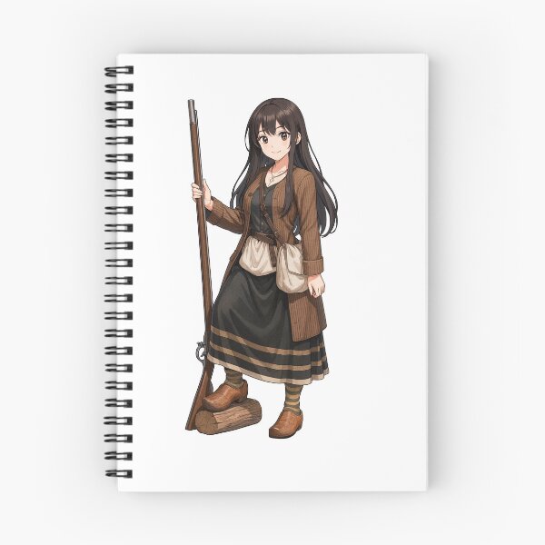 Item preview, Anime Girl with Musket designed and sold by RAWLIFEGRAPHIC.