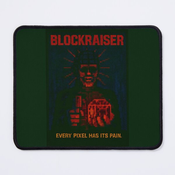 Item preview, BLOCKRAISER – Pixel Horror Poster designed and sold by WhisperFrame.