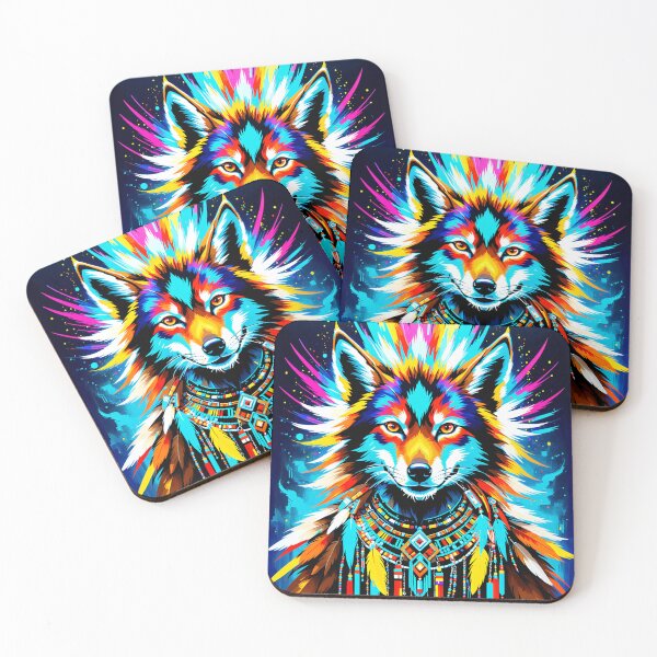 Item preview, Mica Collection - Trickster Spirit in Neon Regalia designed and sold by Nightcoder Designs.