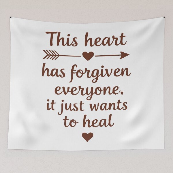 Item preview, Healing Heart of Forgiveness – Emotional Recovery Design designed and sold by Uglyandcute.