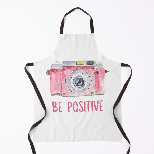 Item preview, Be Positive – Pink Watercolor Camera Photography T-Shirt designed and sold by ChrisArnold.