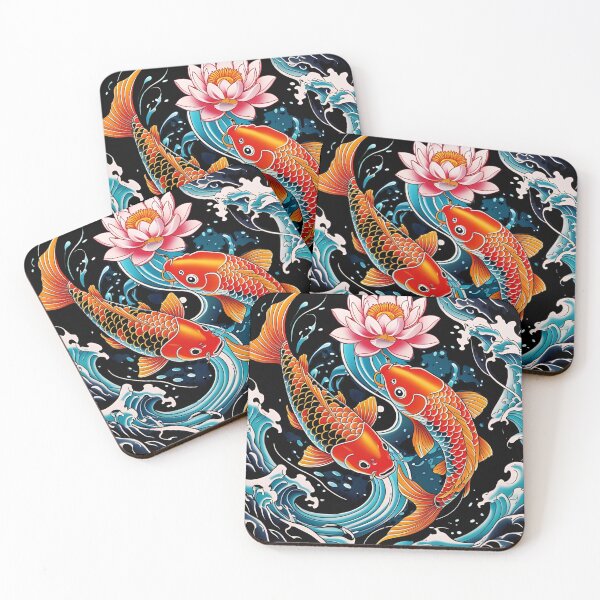 Item preview, Serene Koi & Lotus: Japanese Style Artwork designed and sold by Skyla007.