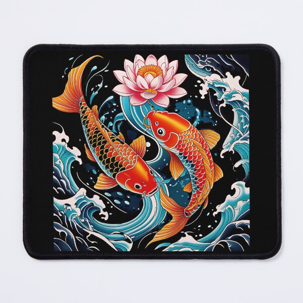 Item preview, Serene Koi & Lotus: Japanese Style Artwork designed and sold by Skyla007.