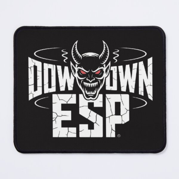Item preview, ESP Demon Head Logo – Gothic Horror Red-Eyed Devil Graphic for Rock, Biker & Metal Fans designed and sold by dortmond.