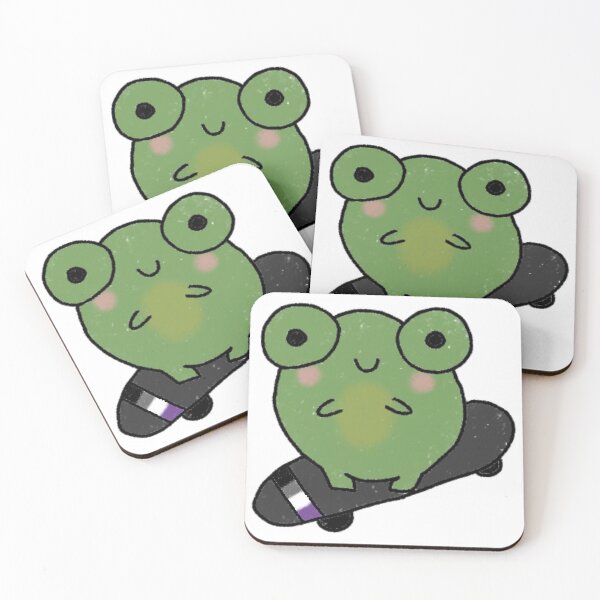 Item preview, Asexual Skateboarding Froggy designed and sold by AnnabethQuinn.