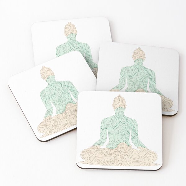 Item preview,  Serene Contours: Yoga & Meditation Line Art designed and sold by asliberry.