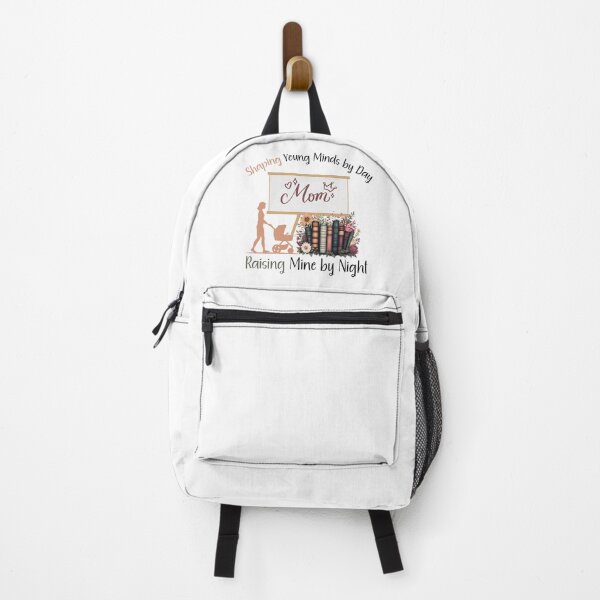 Item preview, Shaping Young Minds by Day, Raising Mine by Night – Teacher and Mom Floral Illustration designed and sold by PeteLawliiet.