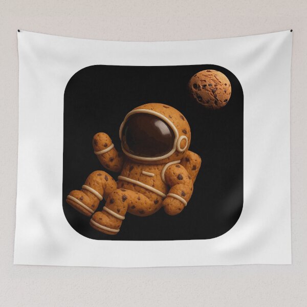Item preview, Cookie Astronaut and Cookie Planet – Fun Space Cookie  designed and sold by beerkee.