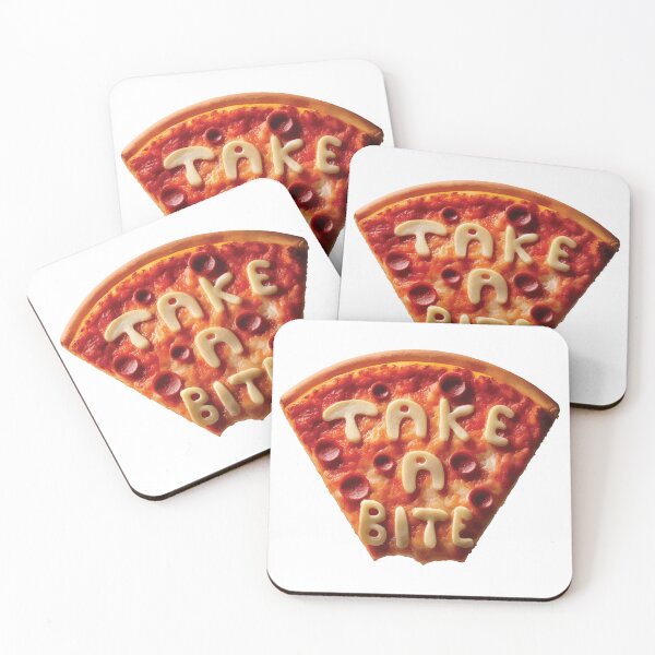 Item preview, Take a Bite – Funny Pizza Slice designed and sold by beerkee.