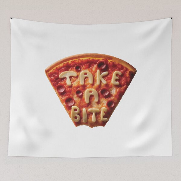 Item preview, Take a Bite – Funny Pizza Slice designed and sold by beerkee.