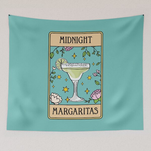 Item preview, Midnight margaritas tarot art card designed and sold by MamSelle.