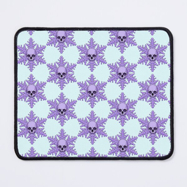 Item preview, Christmas Pastel goth snowflake with skull designed and sold by FatBirdie.