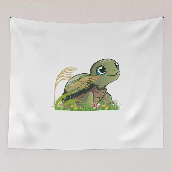 Item preview, Turtle Illustration Design – Cute & Calm Ocean Vibes designed and sold by Merymer.
