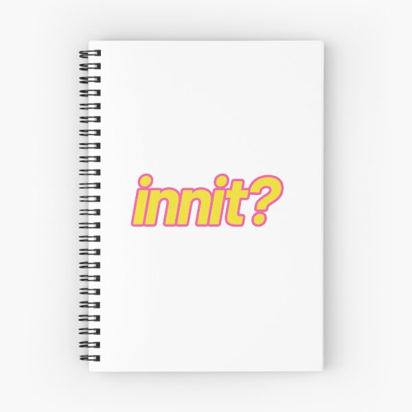 Item preview, Innit?, Yellow with Pink Outline designed and sold by Memes N Lore .