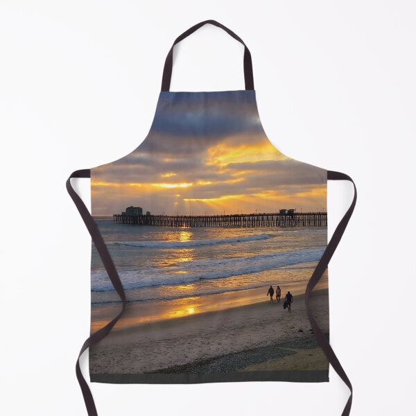 Item preview, OCEANSIDE CALIFORNIA SUNSET PEOPLE AND PIER designed and sold by Tammera.