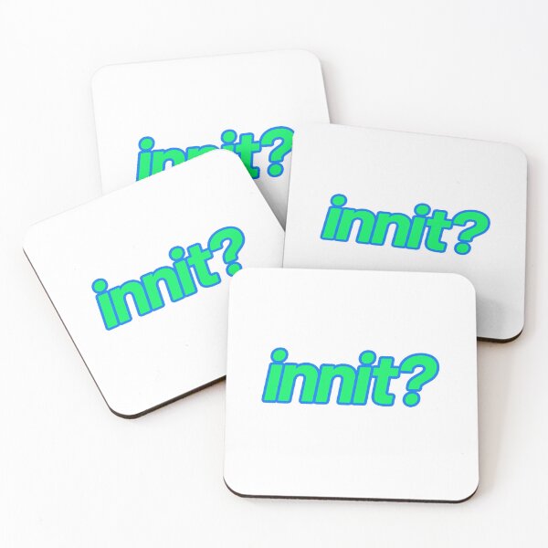 Item preview, Innit?, Green with Blue Outline designed and sold by Memes N Lore .