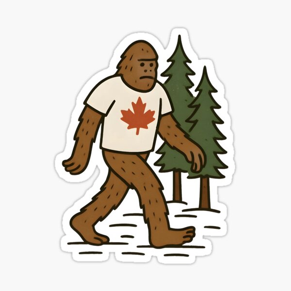 Item preview, Canada Bigfoot Canadian Sasquatch  designed and sold by HowToCanadian.